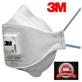 3M 9322 FFP2 Ventilli Toz ve Sis Maskesi
