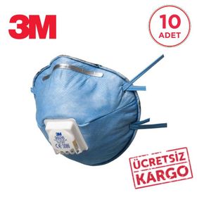 3M 9926 FFP2 Asit Gaz Ve İnce Toz Maskesi