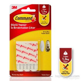 3M Command 17021P Orta Yedek Bant