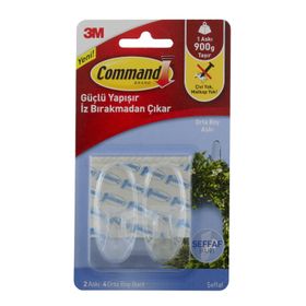 3M Command 17091CLR KCK Şeffaf Orta Askı