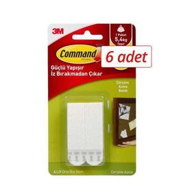 3M Command 17201-4PK Orta Boy Cırt Cırt Bant