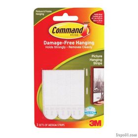 3M Command 17201-4PK Orta Boy Cırt Cırt Bant