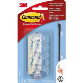 3M Command Şeffaf Kablo Klipsi