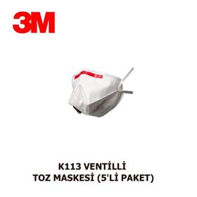 3M K113 FFP3 Ventilli Toz Maskesi