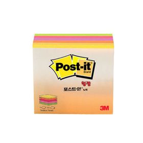 3M Post-it Neon Renkler Yapışkanlı Not Kağıdı