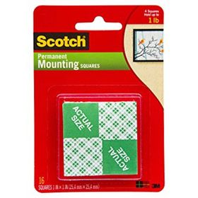 3M Scotch 111 Çift Taraflı Yapışkan Kareler