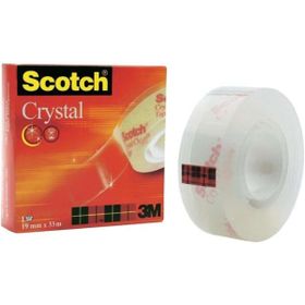 3M Scotch 19 mm x 33 mt 4 Rulo Kristal Bant