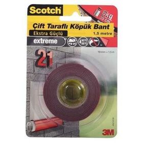 3M Scotch 4002 19mm x 1.5m Montaj Bandı