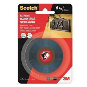 3M Scotch 4002 19mm x 1.5m Montaj Bandı