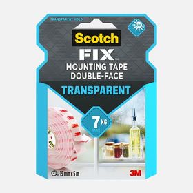 3M Scotch 4004 Şeffaf 19 mm x 1.5 m Montaj Bandı