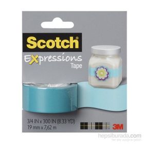 3M Scotch Mavi Renkli Dekoratif Bant
