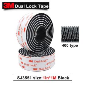 3M SJ3551 Dual Lock 25 cm Yapışkanlı Cırt
