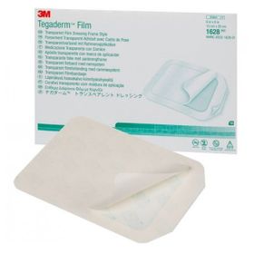 3M Tegaderm 1628 15x20 cm Su Geçirmez Film Yara Örtüsü Şeffaf Pu Dövme Bandı