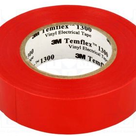 3M Temflex İzole 18 mm 1300E Kırmızı Elektrik Bandı