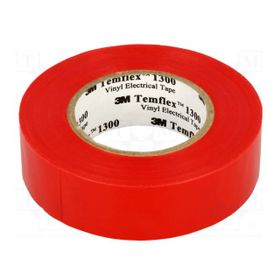 3M Temflex İzole 18 mm 1300E Kırmızı Elektrik Bandı