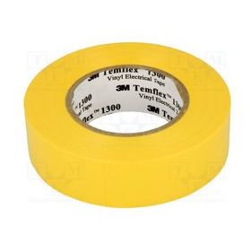 3M Temflex İzole 18mm 1300E Sarı Elektrik Bandı