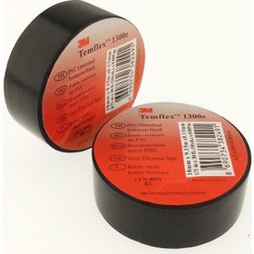 3M Temflex Pvc Siyah 10'lu Elektriksel İzolasyon Bandı
