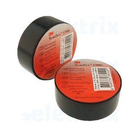 3M XZ004602904 1300E Siyah Temflex Pvc Bant