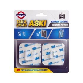 3M Yapıştırıcılı Tak Çıkar Yapılabilen Geçmeli Askı