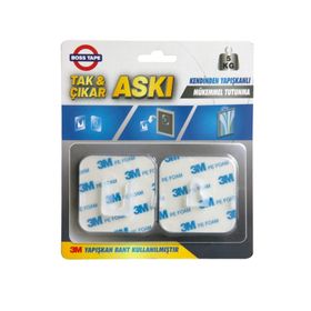 3M Yapıştırıcılı Tak Çıkar Yapılabilen Geçmeli Askı