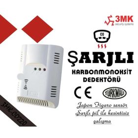 3MK CO220 Karbonmonoksit Dedektörü 220V+Şarjli Pilli
