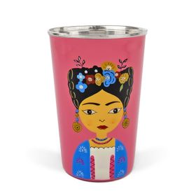 3rd Culture Portreli Pembe Bardak