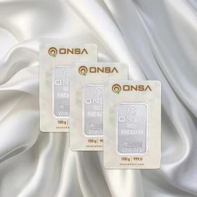 3X100 gr Külçe Gümüş
