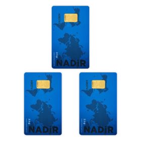 3X2.5 gr 24 Ayar Külçe Altın