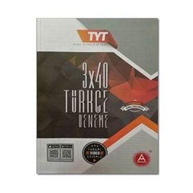 3x40 Çıkmış Soru Türkçe Denemesi - A Yayınları