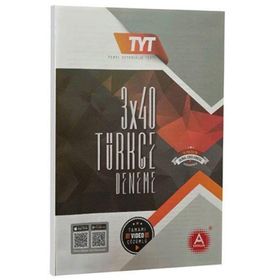 3x40 Çıkmış Soru Türkçe Denemesi - A Yayınları