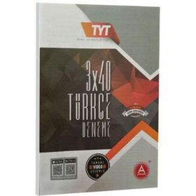 3x40 Çıkmış Soru Türkçe Denemesi - A Yayınları