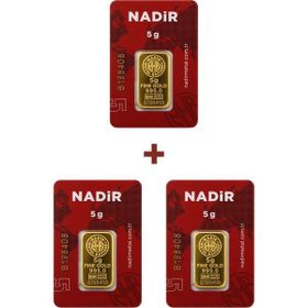 3X5 gr 24 Ayar Külçe Altın