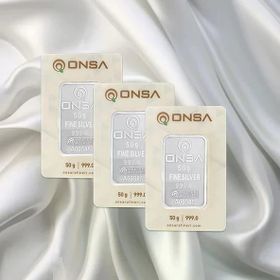 3X50 gr Külçe Gümüş