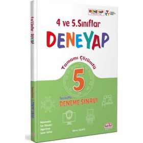 4-5. Sınıf Deneyap Tamamı Çözümlü 5 Deneme Sınavı - Editör Yayınları