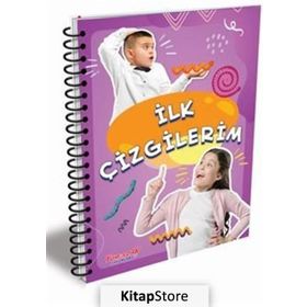 4-5 Yaş İlk Çizgilerim Kitabı Yumurcak Yayınları