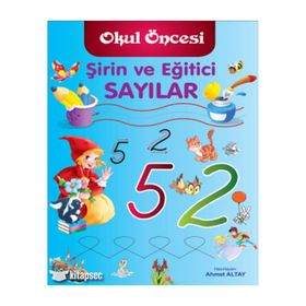4-5 Yaş Şirin ve Eğitici Sayılar Kitabı Parıltı Yayınları