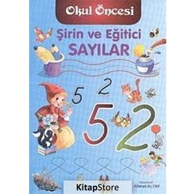 4-5 Yaş Şirin ve Eğitici Sayılar Kitabı Parıltı Yayınları