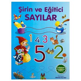 4-5 Yaş Şirin ve Eğitici Sayılar Kitabı Parıltı Yayınları