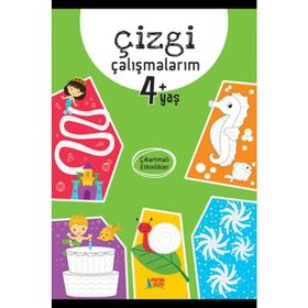4-5 Yaş Zebranın Çizgileri Çizgi Çalışmaları İlk Adım Yayınları