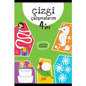 4-5 Yaş Zebranın Çizgileri Çizgi Çalışmaları İlk Adım Yayınları