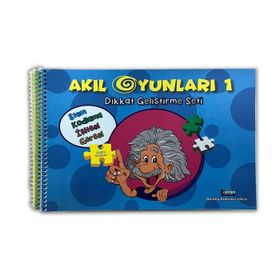 4-6 Yaş Akıl Oyunları 1 Dikkat Geliştirme Seti - Gaga Yanyınları