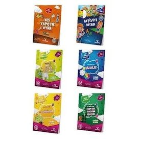 4-6 Yaş Okul Öncesi Evde Etkinlik 6'lı Set - Yeti