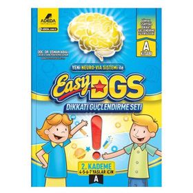 4-7 Yaş Easy Dikkati Güçlendirme Kitabı A - Adeda Yayıncılık