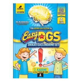 4-7 Yaş Easy Dikkati Güçlendirme Kitabı A - Adeda Yayıncılık
