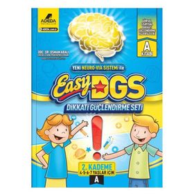 4-7 Yaş Easy Dikkati Güçlendirme Kitabı A - Adeda Yayıncılık