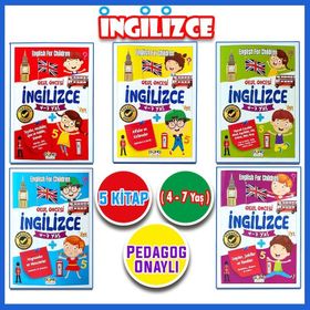 4 - 7 Yaş İngilizce Eğitim Seti 5 Kitap