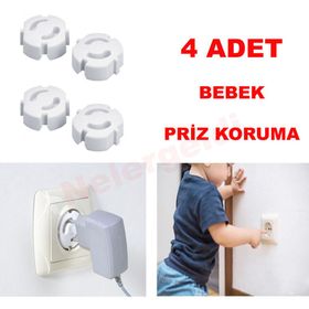 4 Adet Çocuk Koruma Priz Kapağı