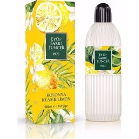 4 Adet Eyüp Sabri Tuncer Kolonya Limon Pet Şişe 400 Ml
