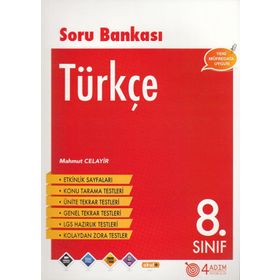 4 Adım 8. Sınıf Türkçe Soru Bankası