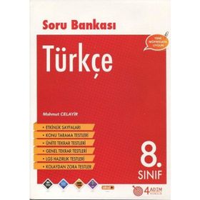 4 Adım 8. Sınıf Türkçe Soru Bankası